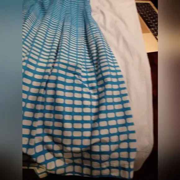 VINTAGE Pristine 50s hourglass pleated skirt cross back push up pinup dress - Picture 9 of 16